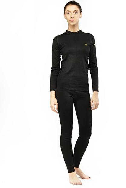 Комплект термобелья Termoline «Cotton» женский черный ОПТ фото 1