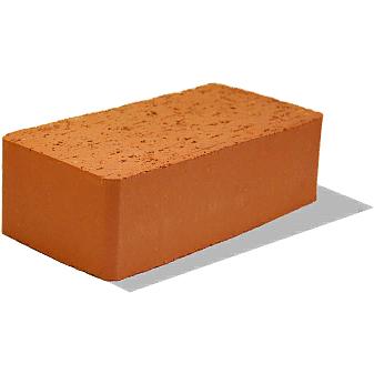 Кирпич керамический рядовой полнотелый утолщенный (1,4НФ) опт фото 1