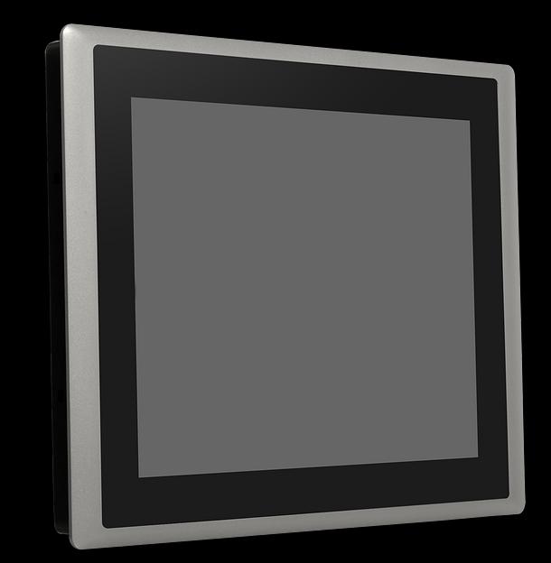 Промышленный монитор CV-115C/M1001, 15", TFT, XGA, 4:3, проекционно-ёмкостный сенсорный экран, 1x USB, 1x COM, 1x VGA, 1x DVI-D и 1x DisplayPort фото 1