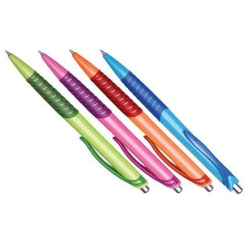 Ручка шариковая автом. 0,7мм Grip, синий, на масляной основе, корпус ассорти, Forofis фото 1