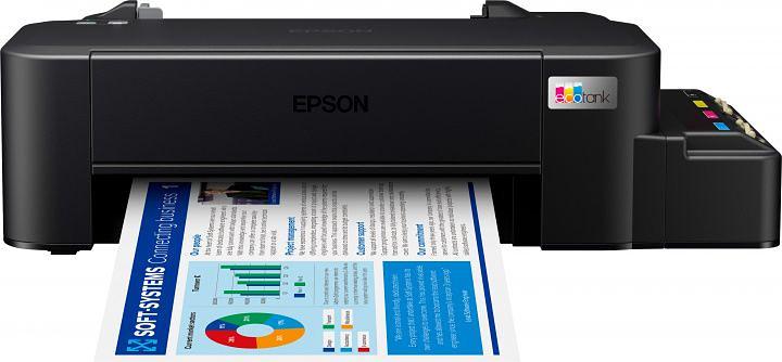 Принтер струйный Epson L121 (C11CD76414) A4 USB черный фото 1