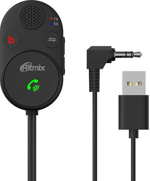 Автомобильный FM-модулятор Ritmix BTR-200 черный BT USB (80002461) фото 5