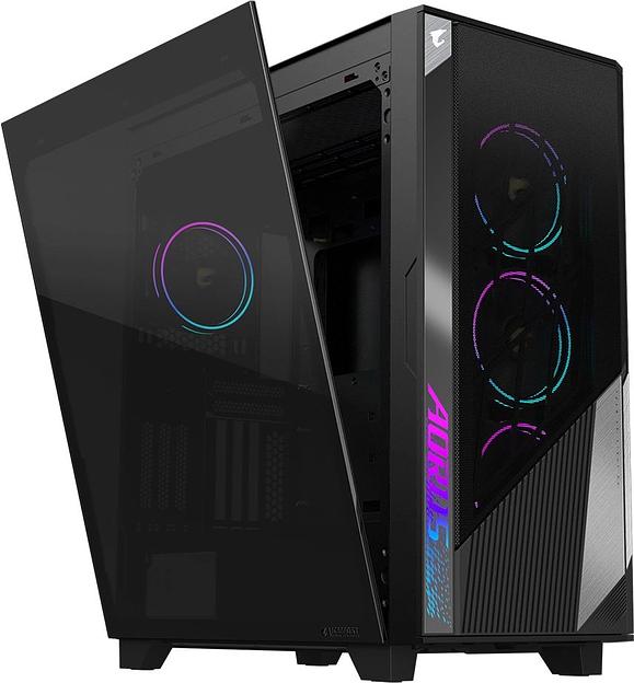 Корпус Gigabyte AORUS AС500G черный без БП ATX 4x120mm 4x140mm 2xUSB3.0 1xUSB3.1 audio bott PSU фото 3
