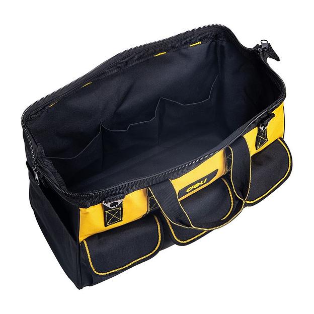 Ящики, сумки для инструментов Deli Сумка для инструментов Deli DL430118 430 x 200 x 290мм, 14 карманов, плечевой ремень, ткань Оксфорд фото 3