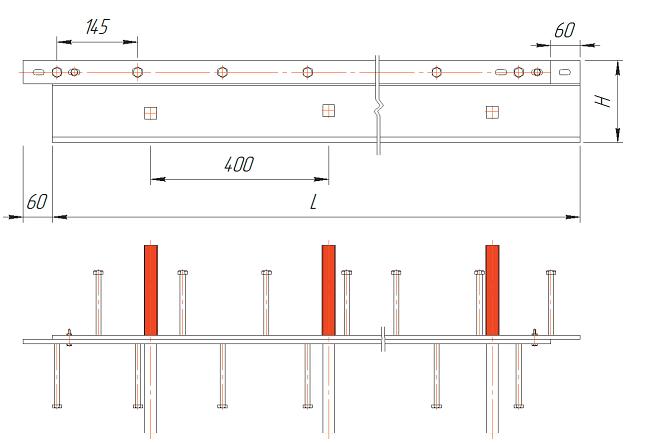 Закладной профиль Dewmark «Metall» SG 61 фото 2