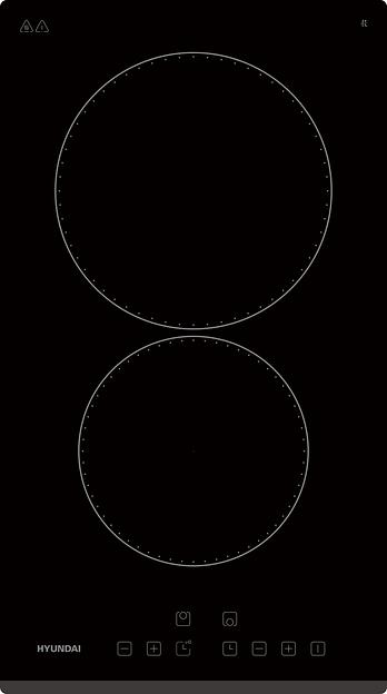 Варочная поверхность Hyundai HHE 3251 BG черный фото 9