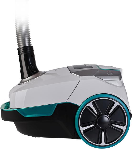 Пылесос Hyundai HYV-B4050 800Вт белый/бирюзовый (в компл.:1мешок) фото 8