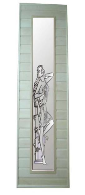 Дверь остекленная с рисунком Н-2 ОПТ фото 1