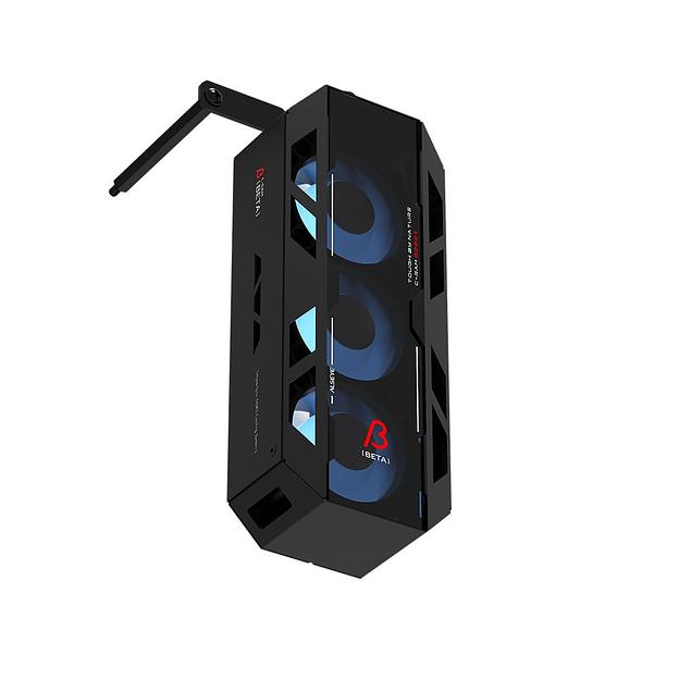 Вентилятор для процессора ALSEYE AS.03.08.0002 ( C-RAM-Beta-B, 25-644-250228M5) Product size: 156.75 * 82 * 35mm Material: 0.8mm SPCC thick sheet metal Number of fans: 3 Size: 40 * 40 * 20mm Box: Black Leaf: Milk white Luminous effect: internally emittin фото 6