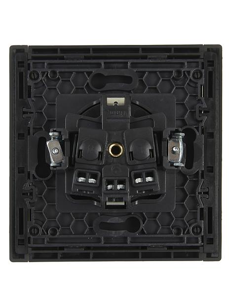 FORTE&PIANO Розетка 1-местная с заземлением без защитных шторок винтовое крепление 16А FP316 серый IEK фото 3