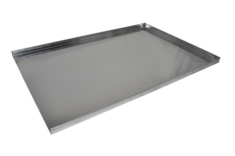 Противень 600*400 мм. h=2 см. (3 борта) нерж. 0,8мм MG /1/ фото 1
