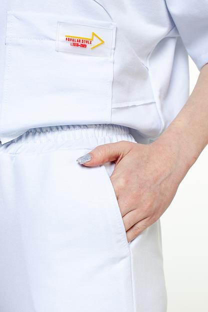 Брюки женские 102/15/Молочный фото 4