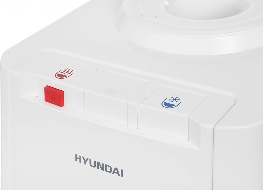 Кулер Hyundai H-WD3406E напольный электронный белый фото 10
