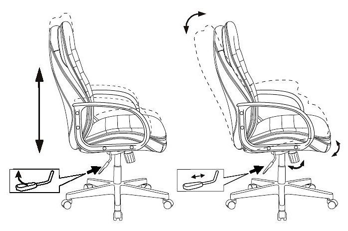 Кресло руководителя Бюрократ T-9950PL черный эко.кожа крестовина пластик фото 6