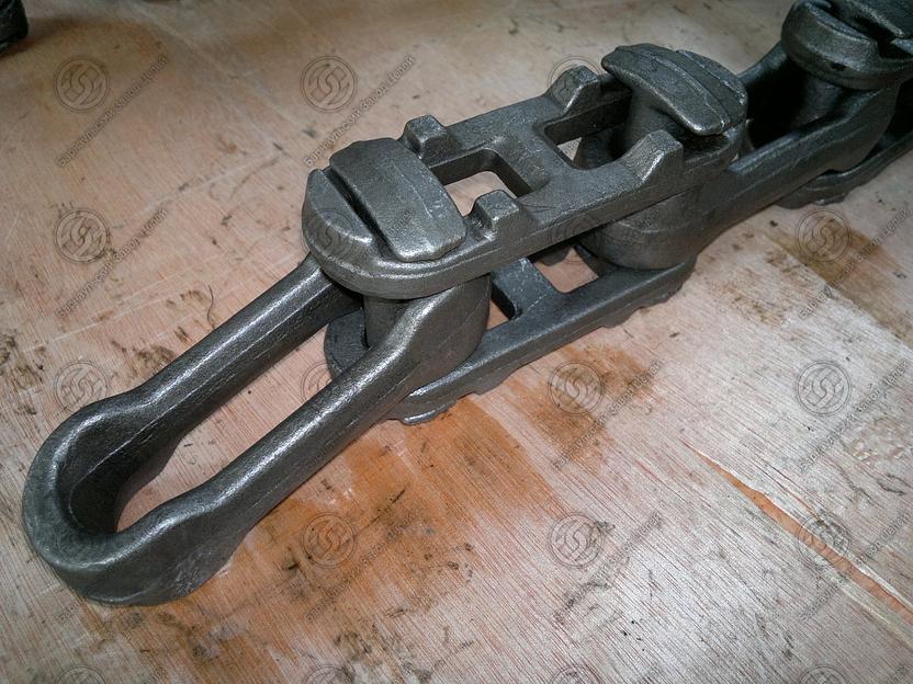 Цепь тяговая разборная Р1-63-63 с вращающимися валиками по ГОСТ 589-85 фото 2
