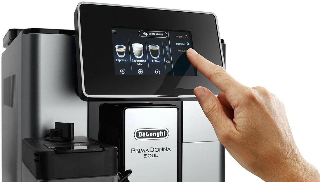 Кофемашина Delonghi ECAM610.55.SB 1450Вт черный/серебристый фото 7