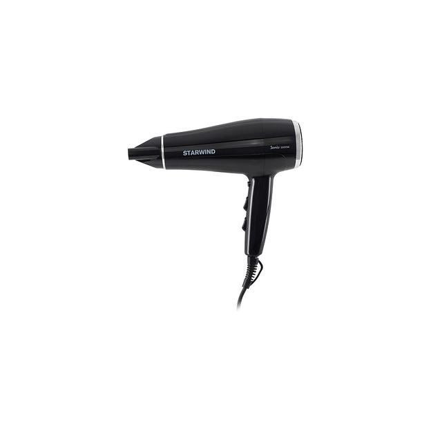 Фен StarWind SHD 7080, 2000Вт, черный и хром фото 1
