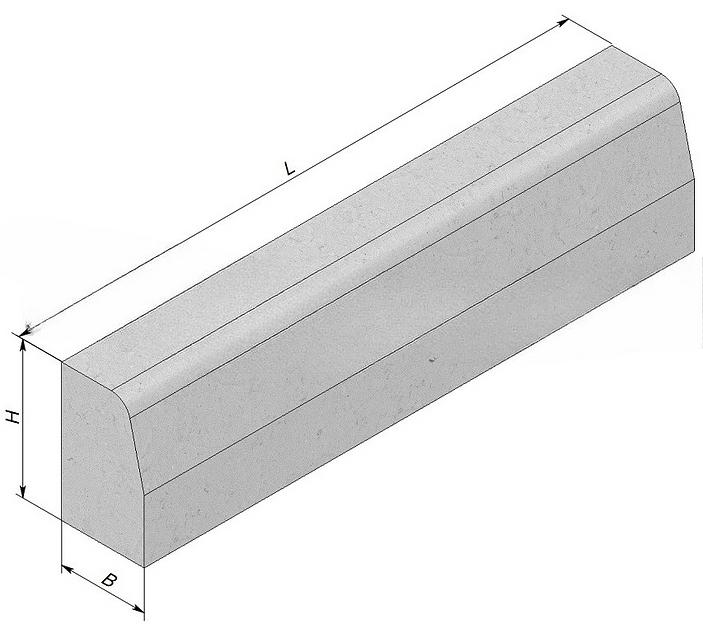 Бордюр дорожный БР 100-30-18 фото 1