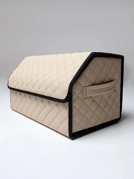 Органайзер в багажник для автомобиля бежевый ОПТ фото 6