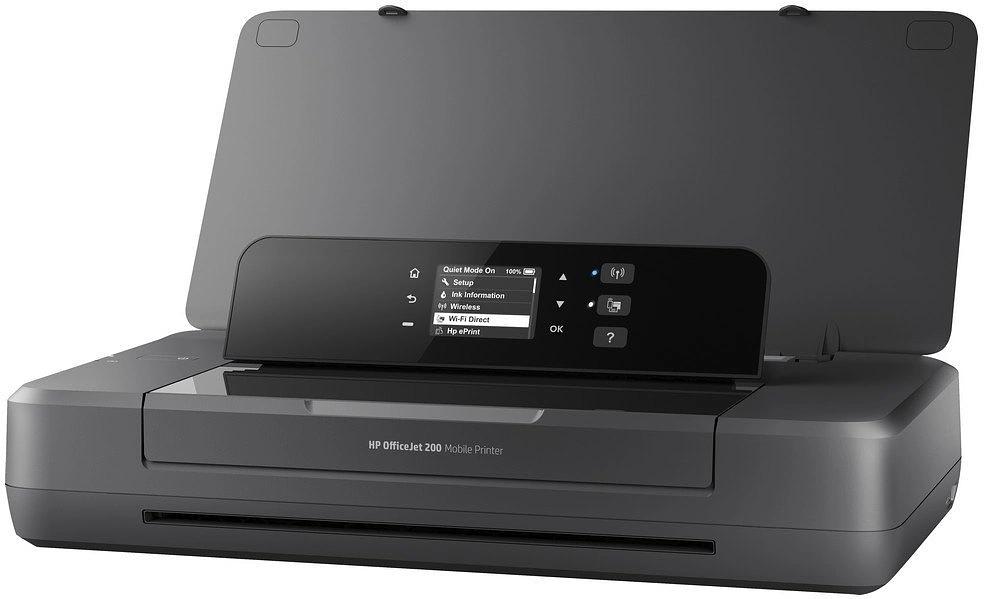Принтер струйный HP OfficeJet 200 (CZ993A#BHC) A4 WiFi черный фото 1