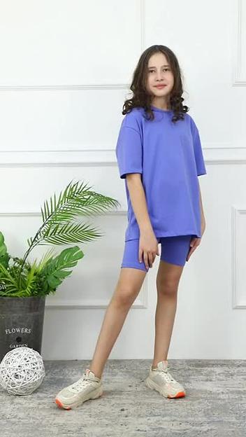 Костюм велосипедки «Мимоза» фиалковый опт фото 8