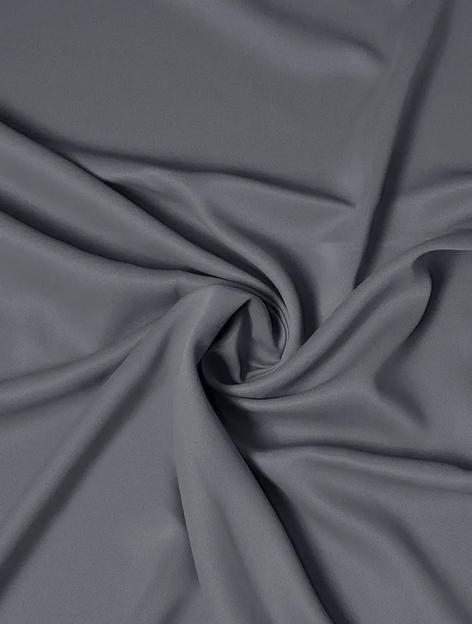 Комплект штор блэкаут, комплет 2 шт, темно серый, 270х300 см, опт фото 6