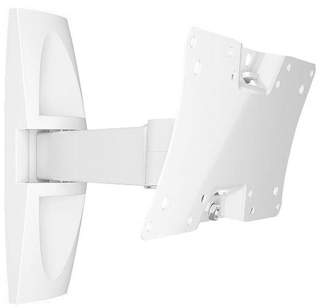 Кронштейн для телевизора Holder LCDS-5063 белый 19"-32" макс.30кг настенный поворот и наклон фото 1