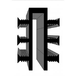 П-образная гидрошпонка присоединительная гидроизоляционная Litaproof «UC» для финишной отделки деформационных швов фото 1