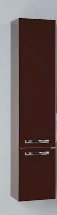 Шкаф-колонна АКВАТОН подвесная АРИЯ темно-коричневый фото 1