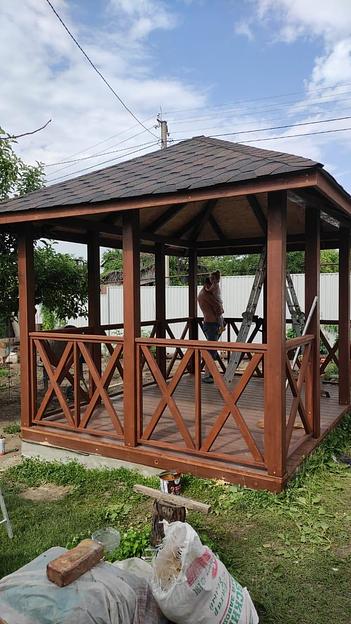 Беседка деревянная Derevo Style «Беседка № 3» фото 1