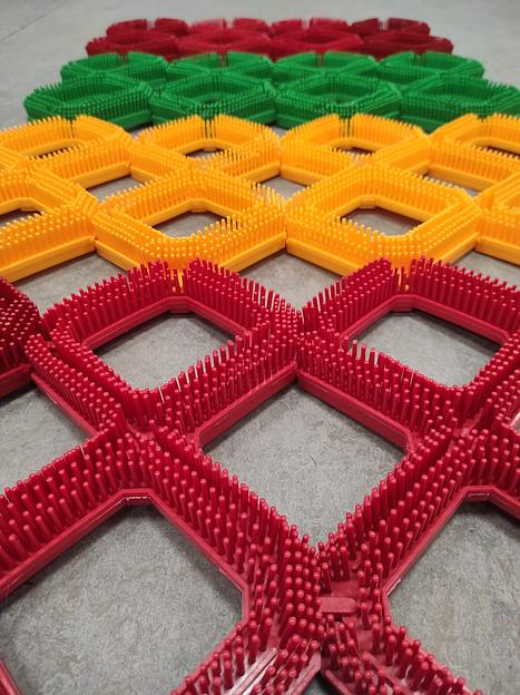 Покрытие для игровых площадок Snowtech цвет оранжевый ОПТ фото 1