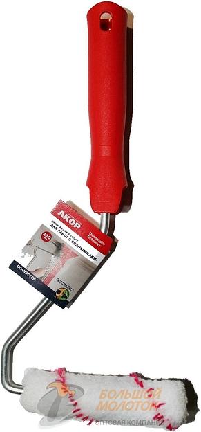 Мини валик в сборе "Для работ с Водным ЛКМ"- 110мм L ручка 30см /50 фото 1