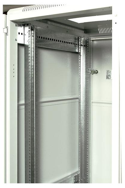 Шкаф коммутационный ЦМО (ШТК-М-42.6.6-4ААА) напольный 42U 600x620мм пер.дв.перфор. задн.дв.стал.лист 2 бок.пан. направл.под закл.гайки 550кг серый 455мм 96.3кг 180град. 2030мм фото 4