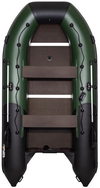 Лодка Ривьера Максима 3800 СК, 3800*2000*520 мм., цвет: зеленый-черный фото 1