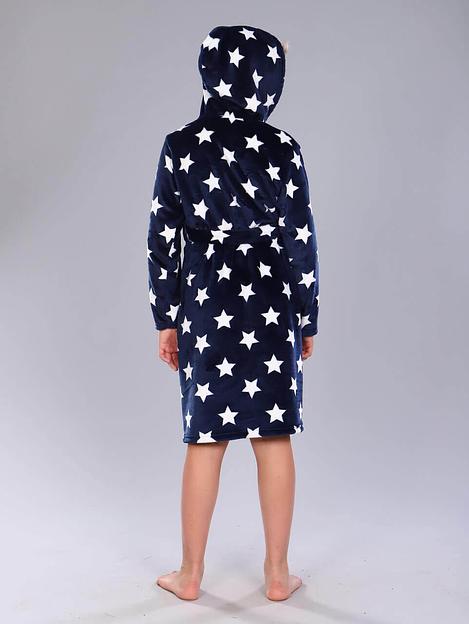 Халат велсофт синий опт фото 8