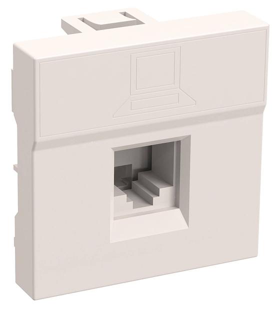 Розетка компьютерная RJ45 UTP категория 5e 2 модуля фото 1