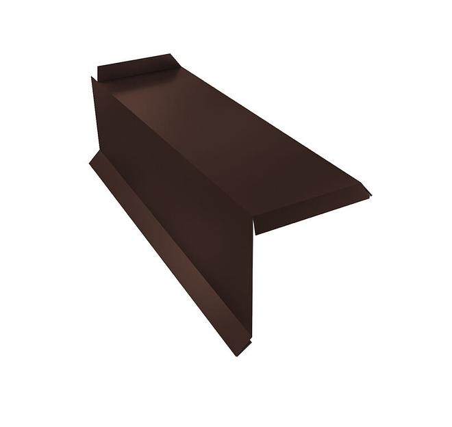 Планка торцевая сегментная 20 мм левая Satin 0,5 мм фото 1