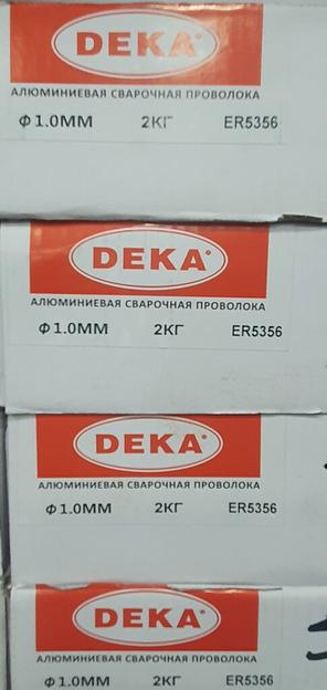 Сварочная проволока алюминиевая DEKA ER5356 d 1.0mm фото 1