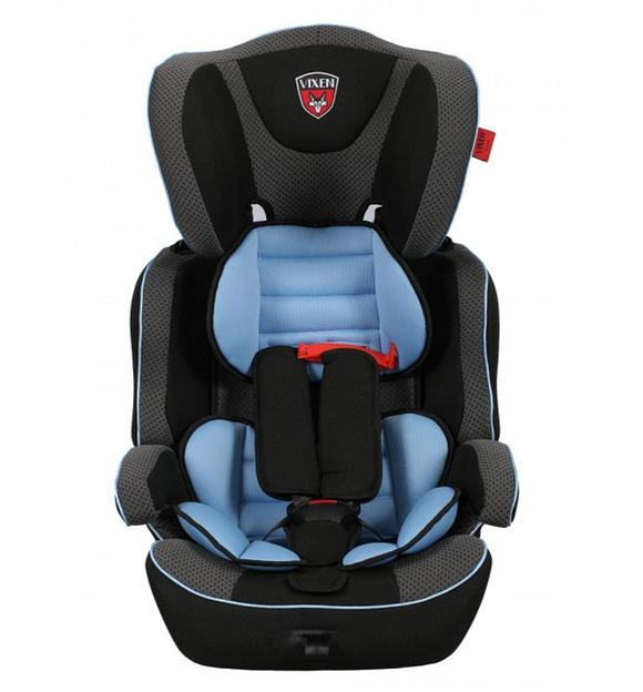 Детское автокресло Vixen «Лазурит 1-2-3» цвет серый ОПТ фото 2