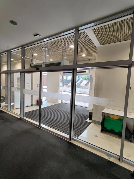 Автоматическая система узкопрофильных (Flex) раздвижных дверей Dorma ОПТ фото 3