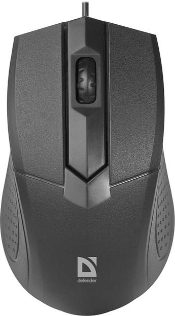 Defender Проводная оптическая мышь Optimum MB-270 черный,3 кнопки,1000 dpi Defender Optimum MB-270 черный (52270) фото 1