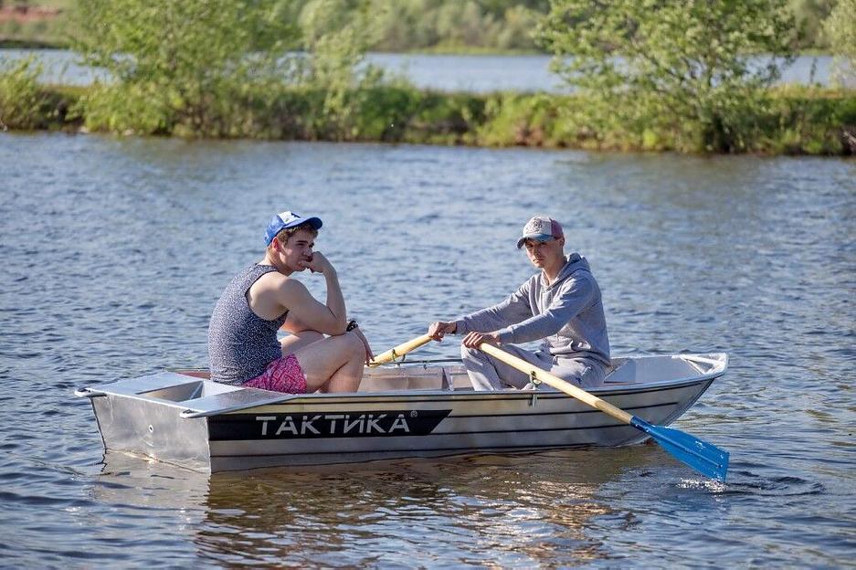 Алюминиевая лодка Тактика 320, 320*120*50 см фото 10