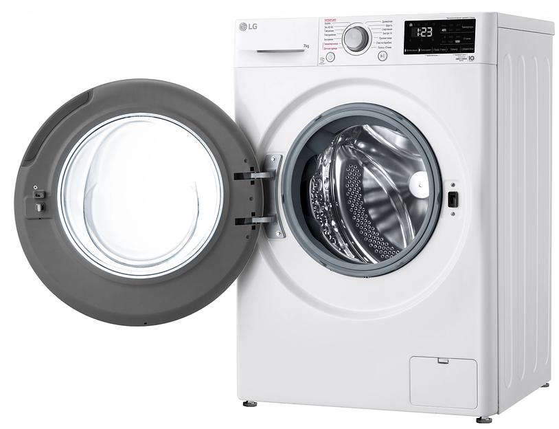 Стиральная машина LG F2V3HS4W класс: A загр.фронтальная макс.:7кг белый инвертер фото 3