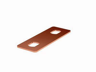 Никелированная пластина для заземления PTCE фото 1