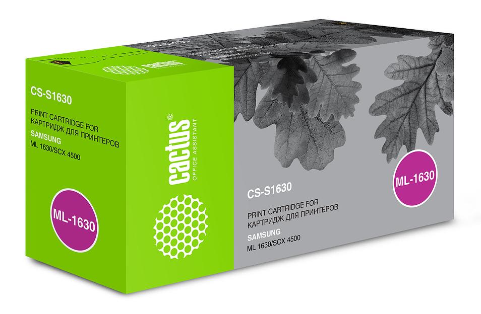 Картридж лазерный Cactus CS-S1630 ML-D1630A черный (2000стр.) для Samsung ML1630/1630W/SCX4500 фото 1