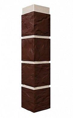 Угол наружный FineBer Камень коричневый Natur фото 1