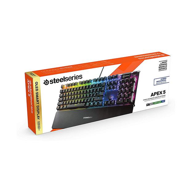 Клавиатура Steelseries Apex 5 US 64532 фото 3