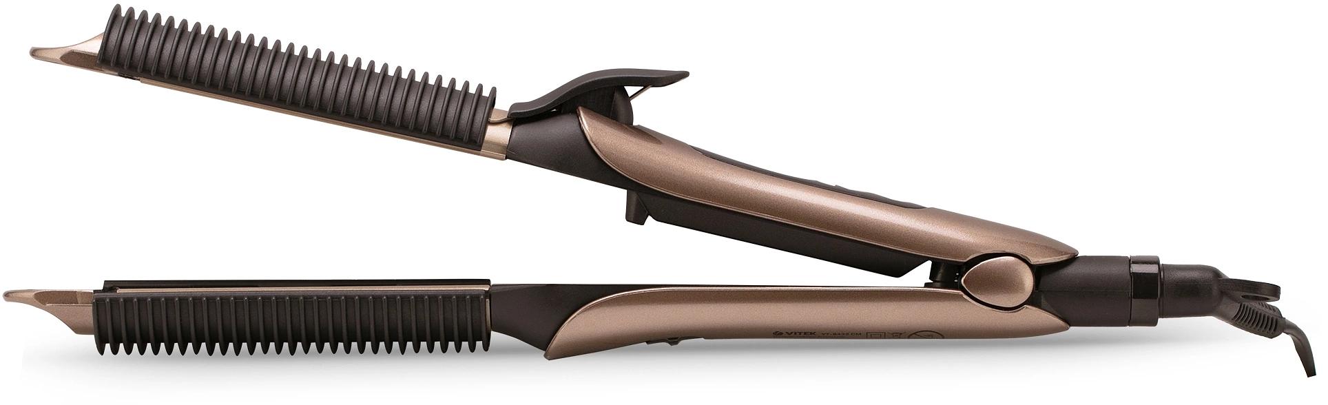 Мульти-Стайлер Vitek VT-8432 50Вт шампань макс.темп.:200С покрытие:керамическое фото 5