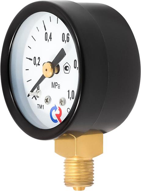 Вакуумметр радиальный ТВ-110Р.00 (-0.1-0 МРа) М10х1.0 кл.2.5 фото 2