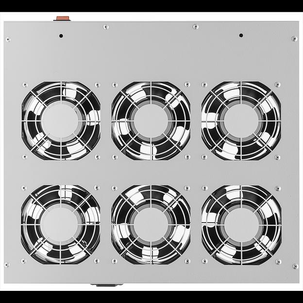 Модуль вентиляторный 19", 6 вентиляторов, регулируемая глубина 460-830мм, без терморегулятора фото 3